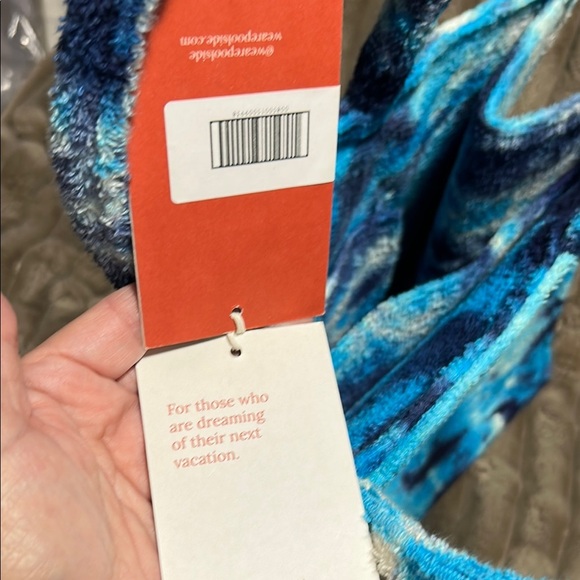 Blue and White Artistic Tote Bag - Picture 9 of 9